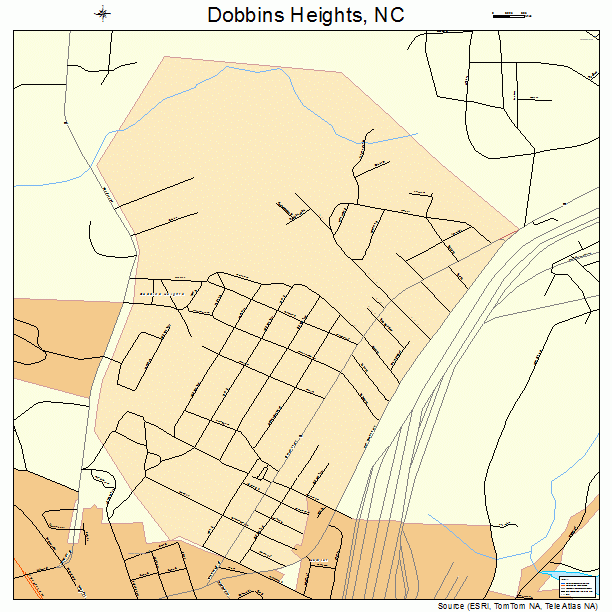 Dobbins Heights, NC street map