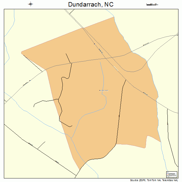 Dundarrach, NC street map