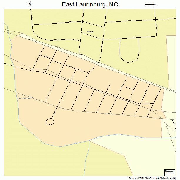 East Laurinburg, NC street map
