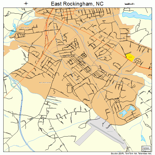 East Rockingham, NC street map