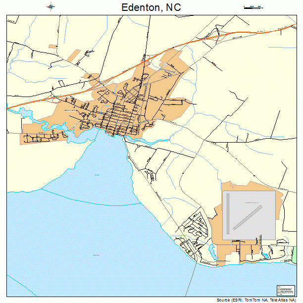Edenton, NC street map