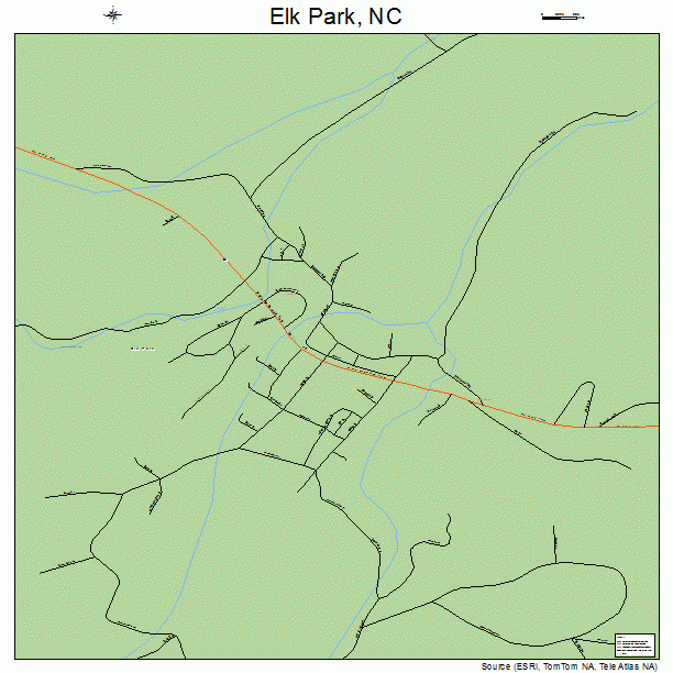 Elk Park, NC street map