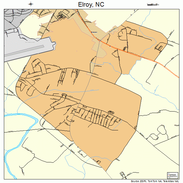 Elroy, NC street map