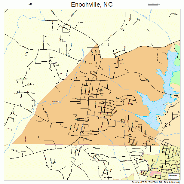 Enochville, NC street map