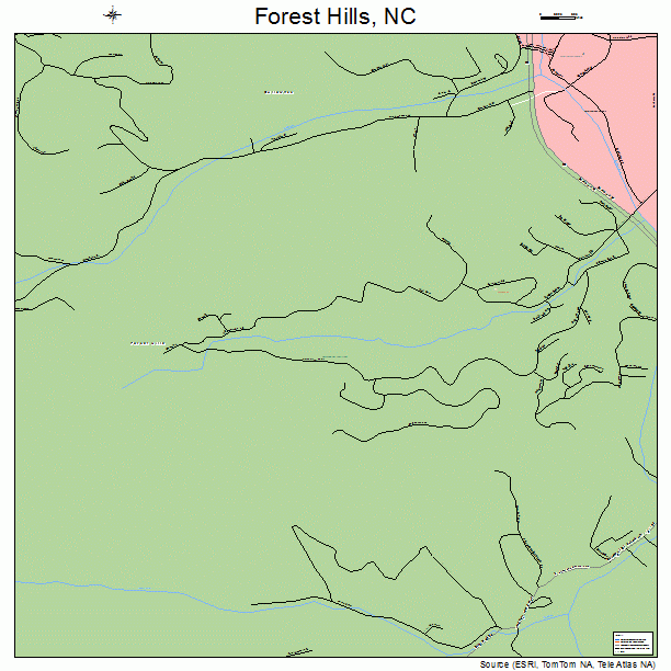 Forest Hills, NC street map