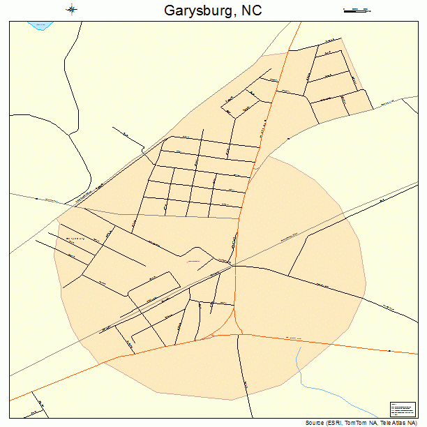 Garysburg, NC street map