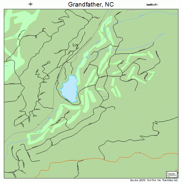 Grandfather, NC street map