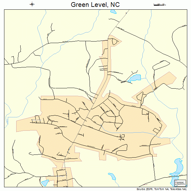 Green Level, NC street map