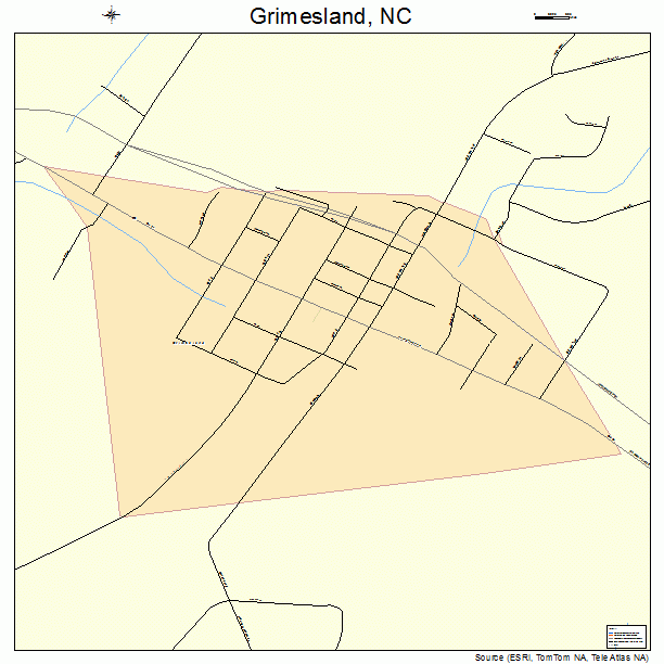 Grimesland, NC street map