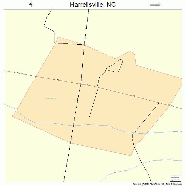 Harrellsville, NC street map