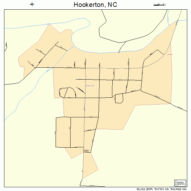 Hookerton, NC street map