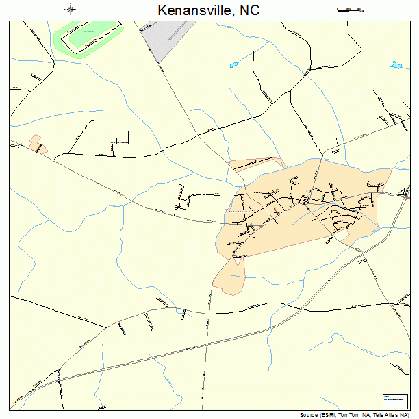 Kenansville, NC street map