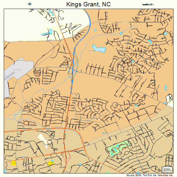 Kings Grant, NC street map
