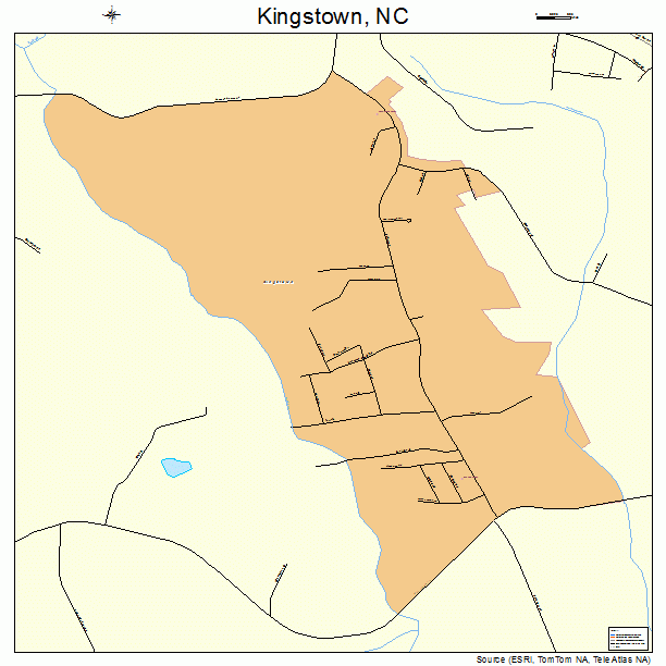 Kingstown, NC street map