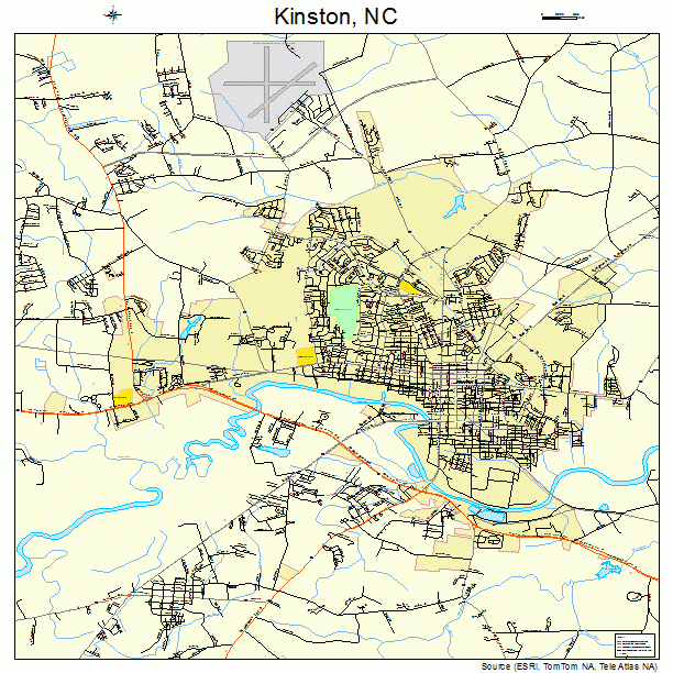 Kinston, NC street map