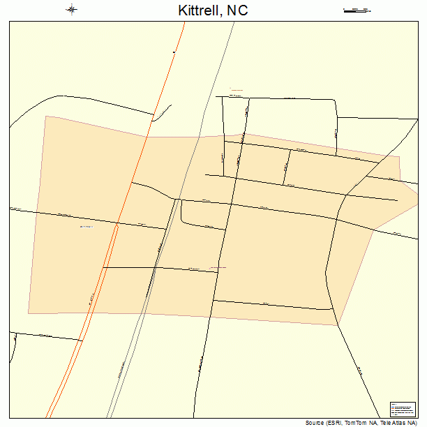 Kittrell, NC street map