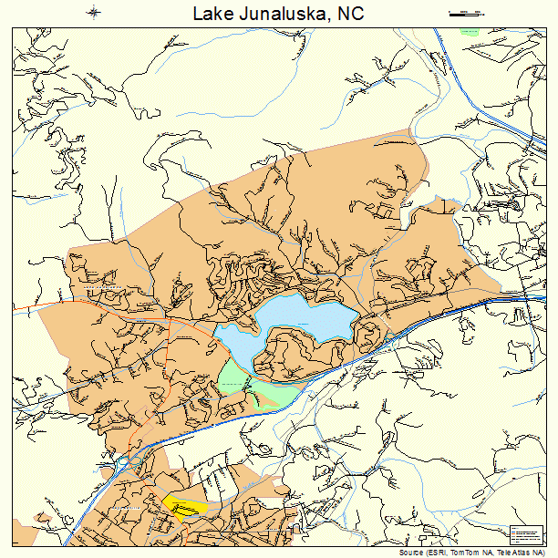 Lake Junaluska, NC street map