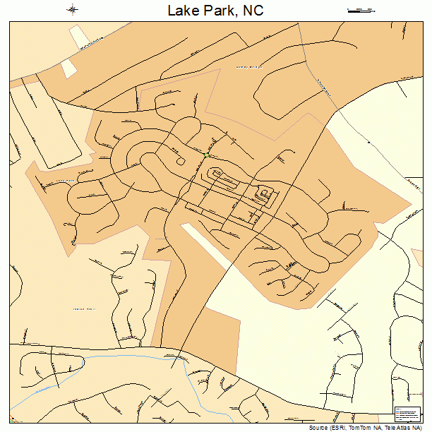 Lake Park, NC street map