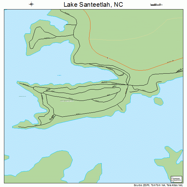 Lake Santeetlah, NC street map