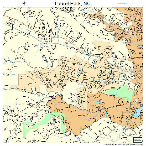 Laurel Park, NC street map