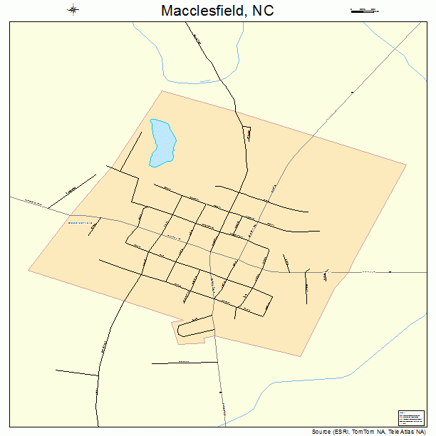 Macclesfield, NC street map