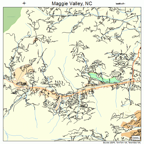 Maggie Valley, NC street map