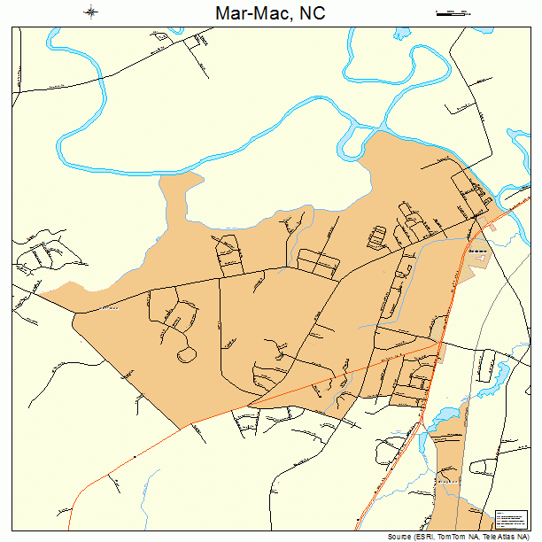 Mar-Mac, NC street map