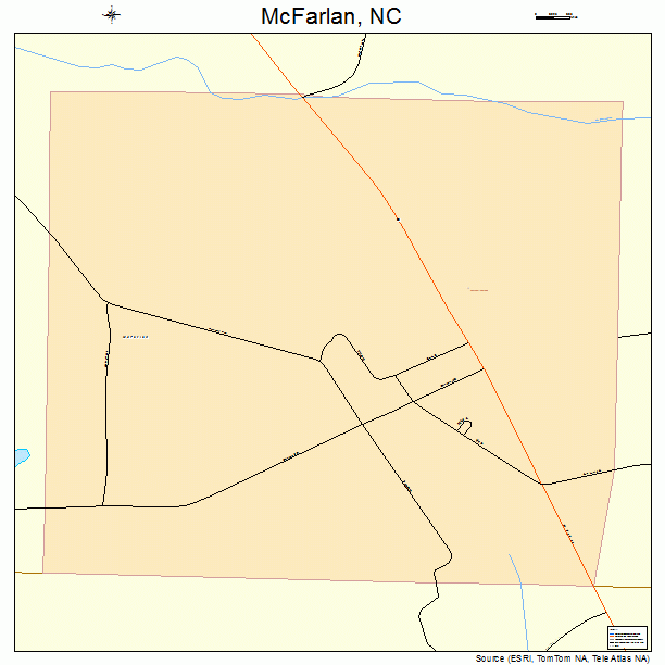 McFarlan, NC street map