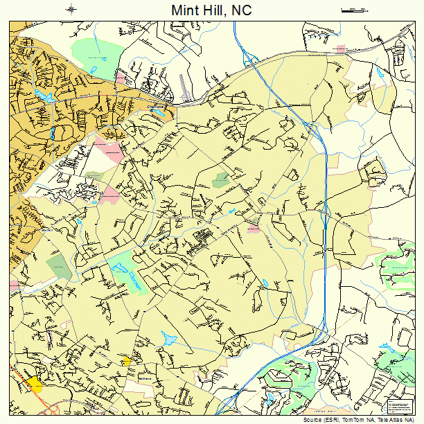 Mint Hill, NC street map