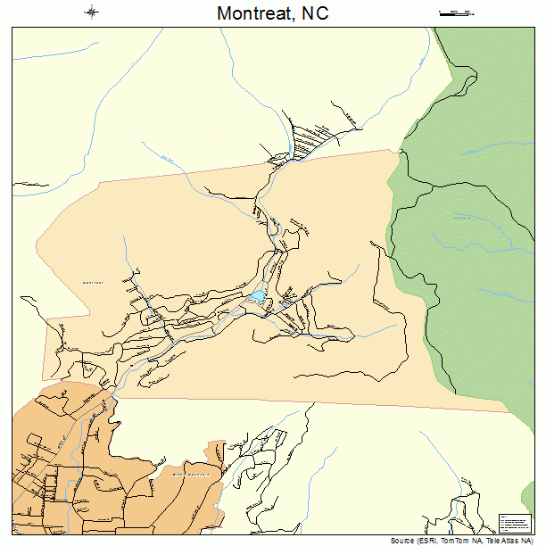 Montreat, NC street map