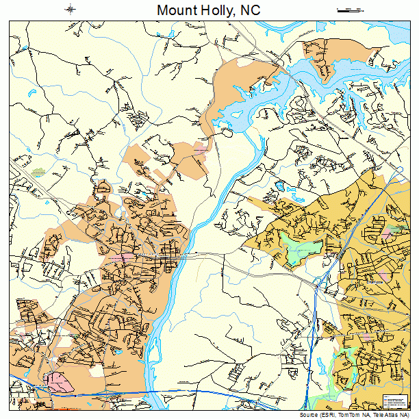 Mount Holly, NC street map