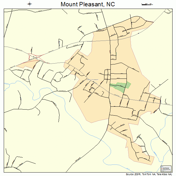 Mount Pleasant, NC street map