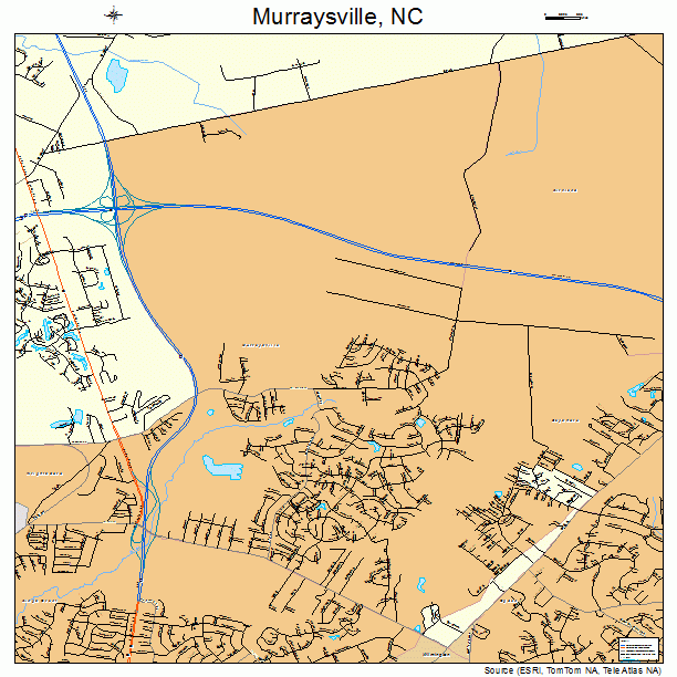 Murraysville, NC street map
