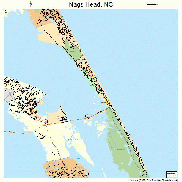 Nags Head, NC street map