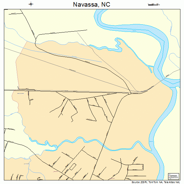 Navassa, NC street map