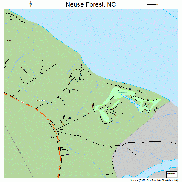 Neuse Forest, NC street map