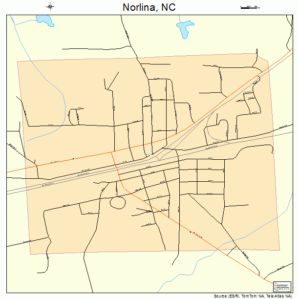Norlina, NC street map