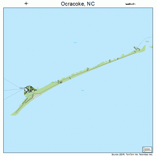 Ocracoke, NC street map