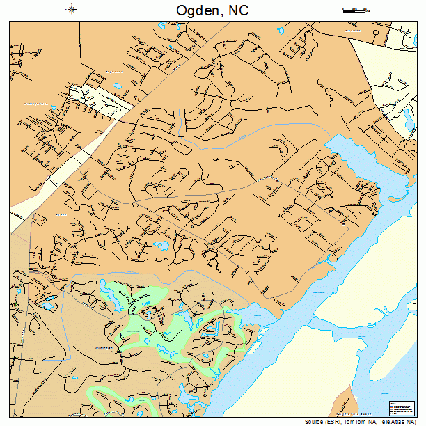 Ogden, NC street map