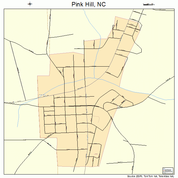 Pink Hill, NC street map
