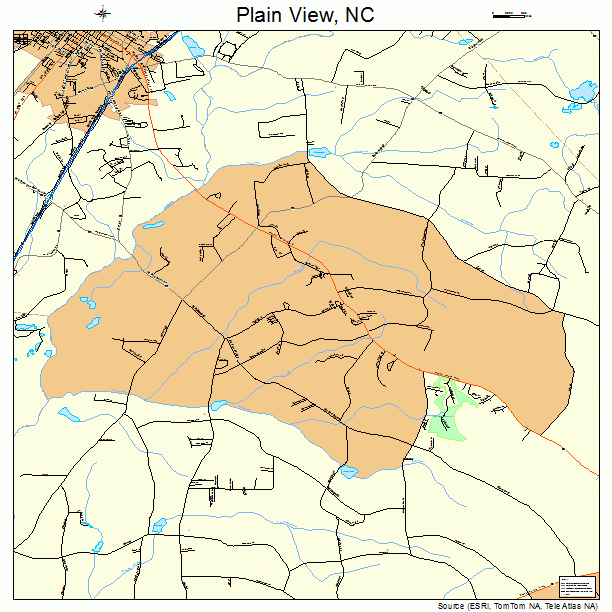 Plain View, NC street map