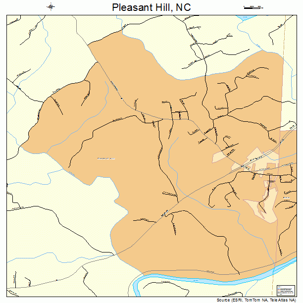 Pleasant Hill, NC street map