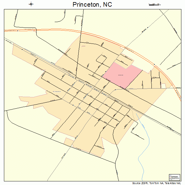 Princeton, NC street map