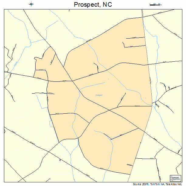 Prospect, NC street map