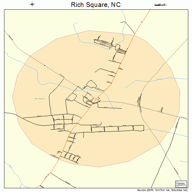 Rich Square, NC street map