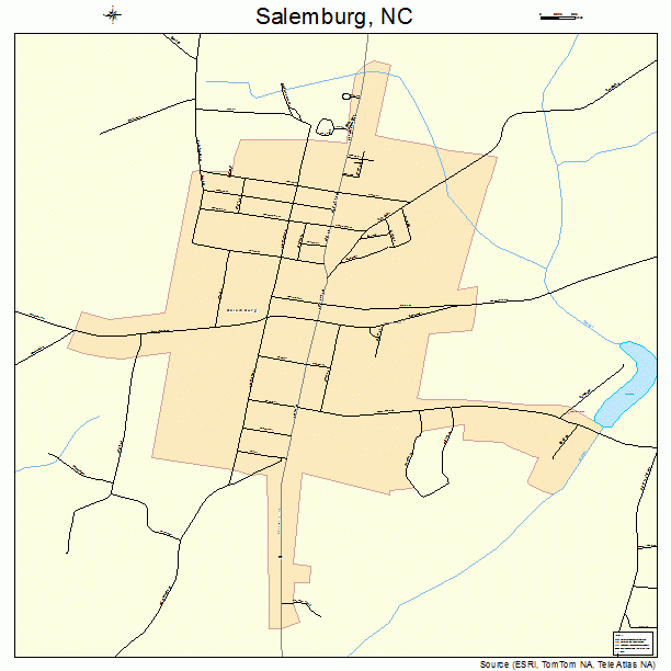 Salemburg, NC street map