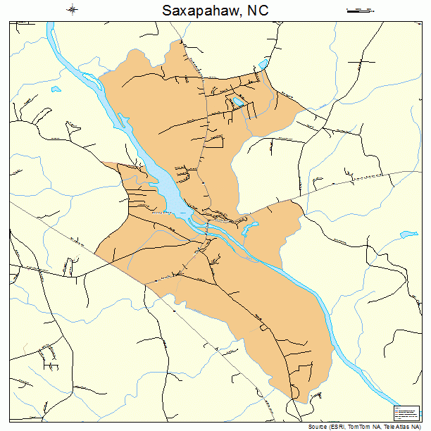 Saxapahaw, NC street map