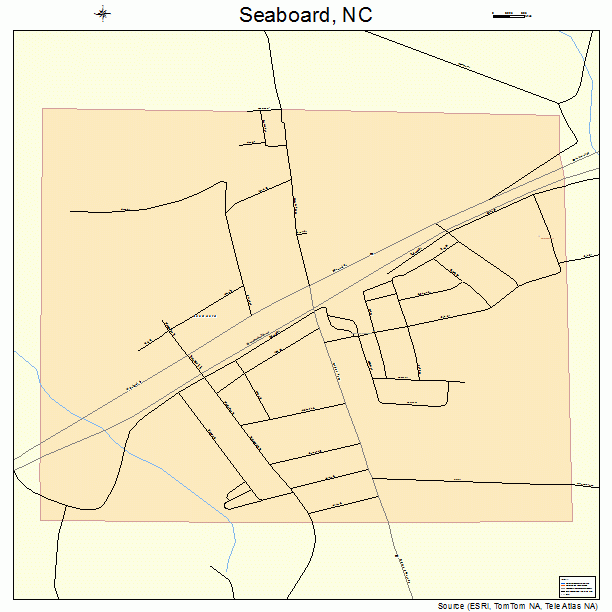 Seaboard, NC street map