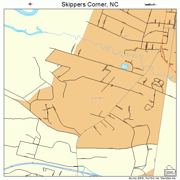 Skippers Corner, NC street map