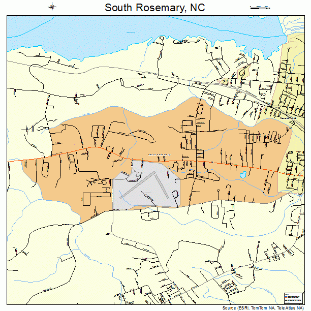 South Rosemary, NC street map